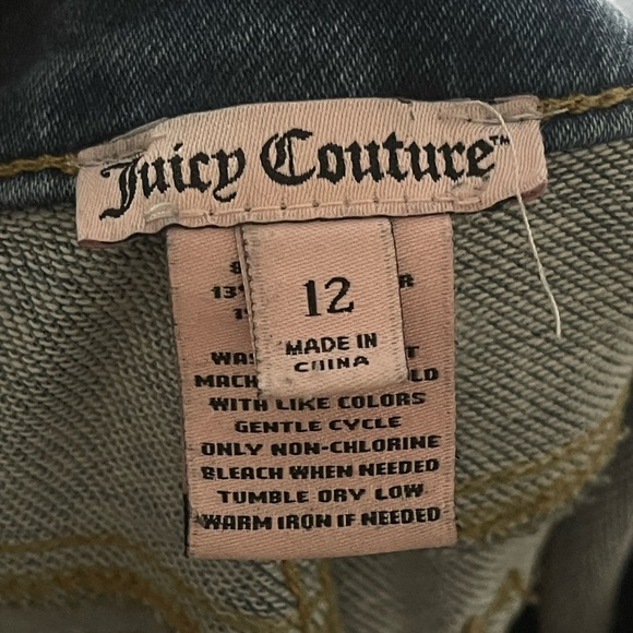 Juicy Couture Y2K Women’s Skinny Jeans Size 12 – Medium Wash Stretch Denim - Picture 4 of 5